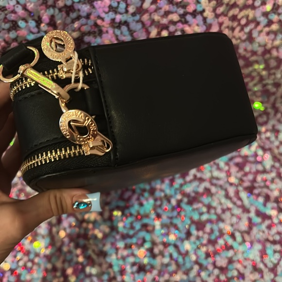Black and Gold Valentino Orlandi Crossbody Bag - Picture 5 of 9